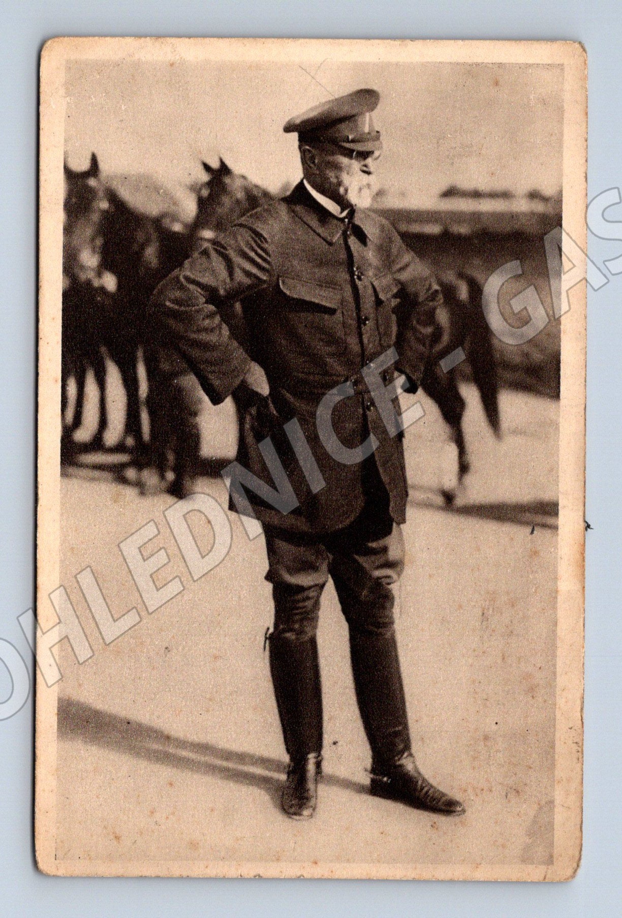 Pohlednice Masaryk na koni 1922 (P3820)