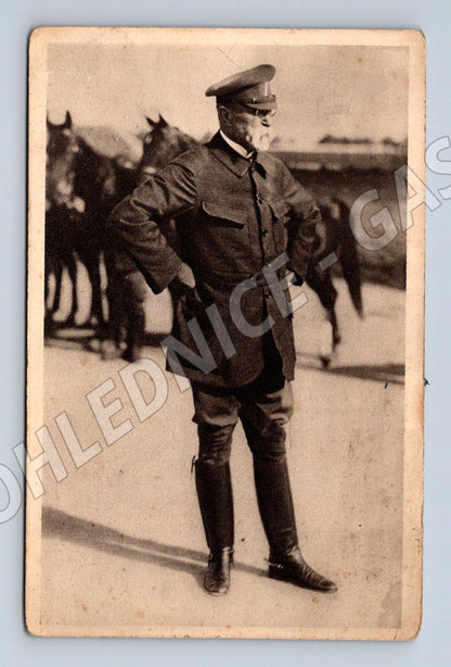 Pohlednice Masaryk na koni 1922 (P3820)