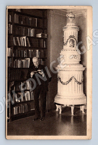 Pohlednice Lány T. G. Masaryk v knihovně 1922 (P3821)