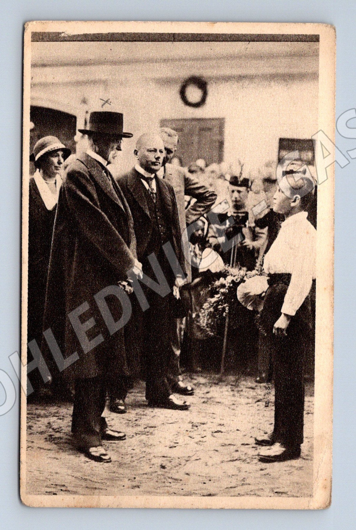Pohlednice Hodonín vítání prezidenta Masaryka 1925 (P3823)