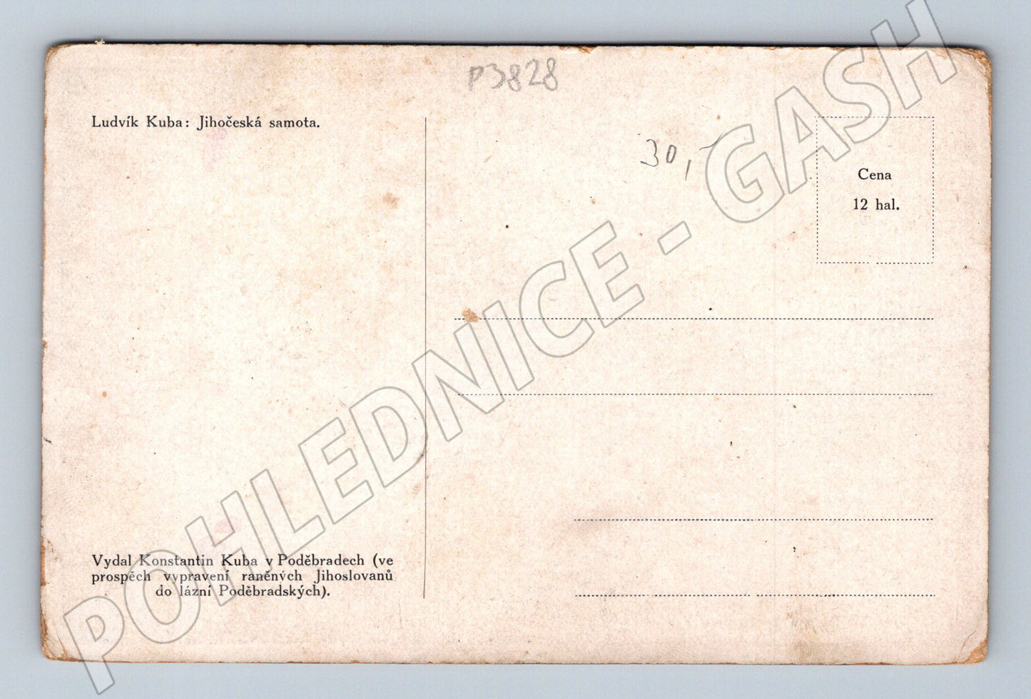 Pohlednice Ludvík Kuba Jihočeská samota (P3828)