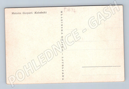 Pohlednice Slovinsko Koledníci hudebníci (P3832)
