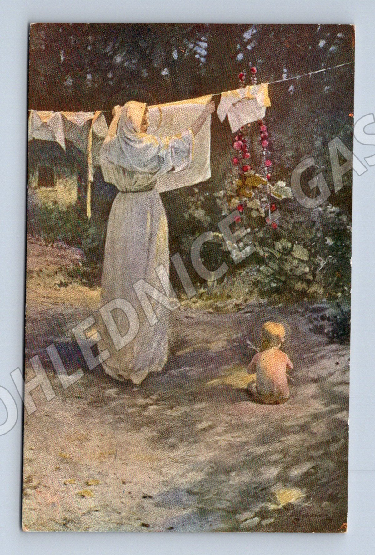 Pohlednice Stachiewicz Legenda o Matce Boží Praní (P3834)