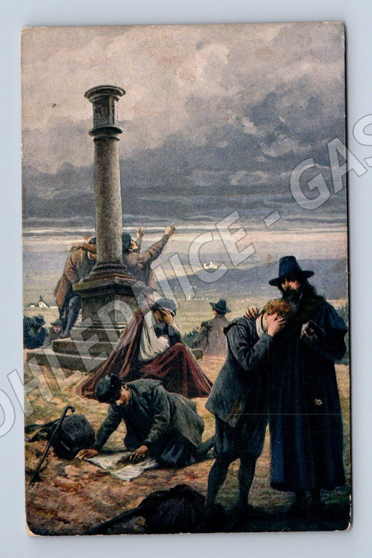 Pohlednice Alegorická vlastenecká scéna 1914 (P3836)