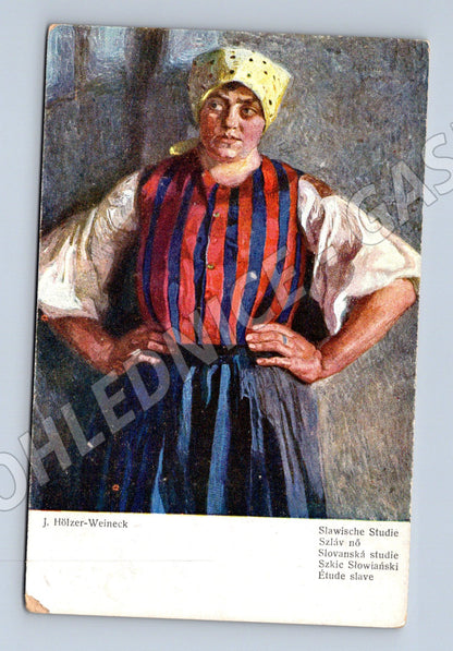 Pohlednice Slovanská studie etnografie (P3838)