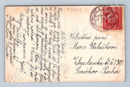 Pohlednice umělecká Veselá společnost J. Wenig cca 1910 (P3849)