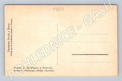 Pohlednice malířství J. Čermák Raněný Černohorec (P3851)