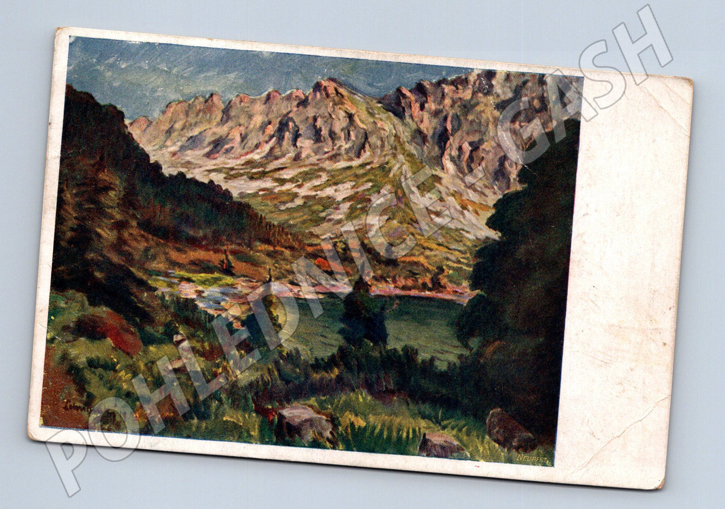 Pohlednice Slovensko Podhradské Pleso hory 1938-1940 (P3858)