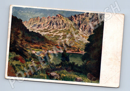 Pohlednice Slovensko Podhradské Pleso hory 1938-1940 (P3858)