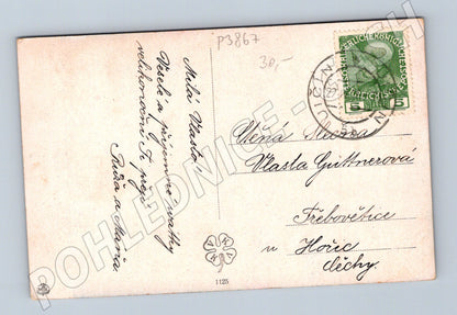 Pohlednice Ztracené štěstí dítě 1907 (P3867)