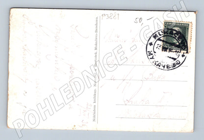 Pohlednice Ukrajina Mukačevo hrad Palanok 1938 (P3881)