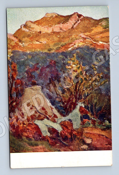 Pohlednice Itálie Legie umělecký motiv (P3898)
