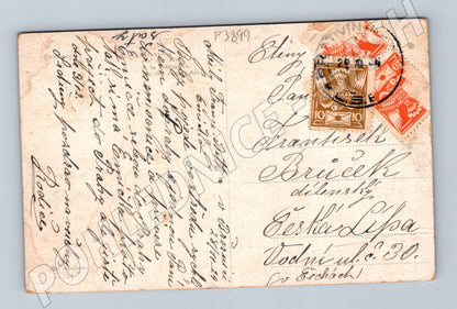 Pohlednice Jaderské moře pobřeží postavy 1918 (P3899)