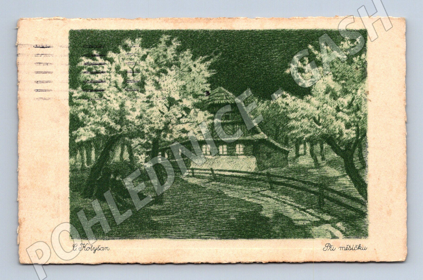 Pohlednice Pri měsíčku C. Kotyzan 1941 (P3910)