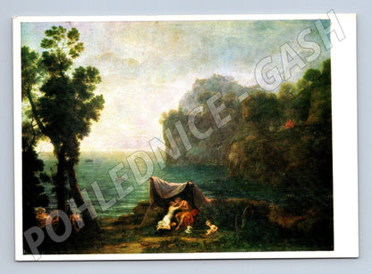 Pohlednice Německo obraz Claude Lorrain (P3931)