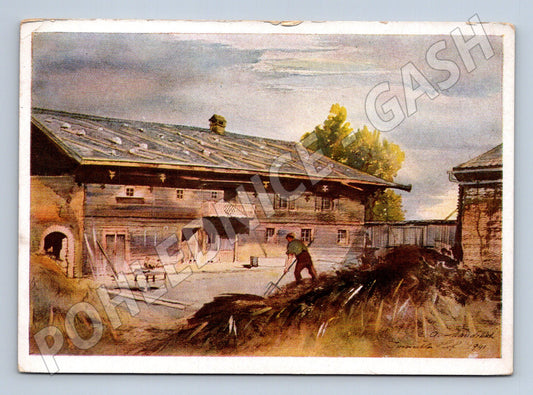 Pohlednice Rakousko Bauernhof St. Marienkirchen 1941 (P3940)