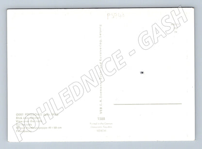Pohlednice Německo Gert Potzschig Blick über Dächer (P3941)