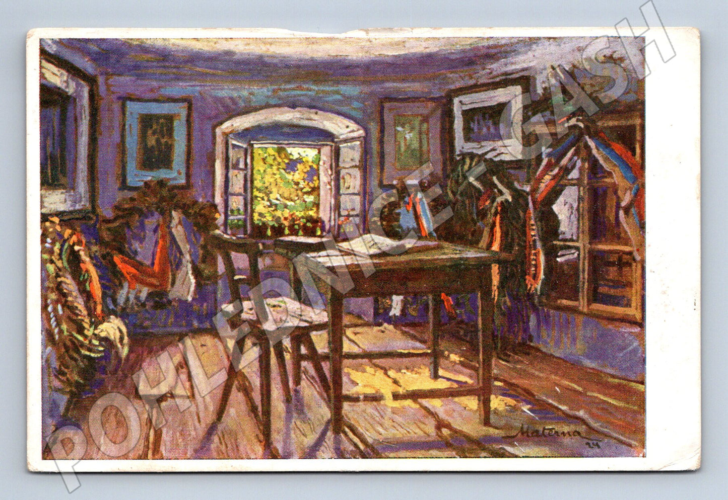 Pohlednice Husinec Husova světnička (P3946)
