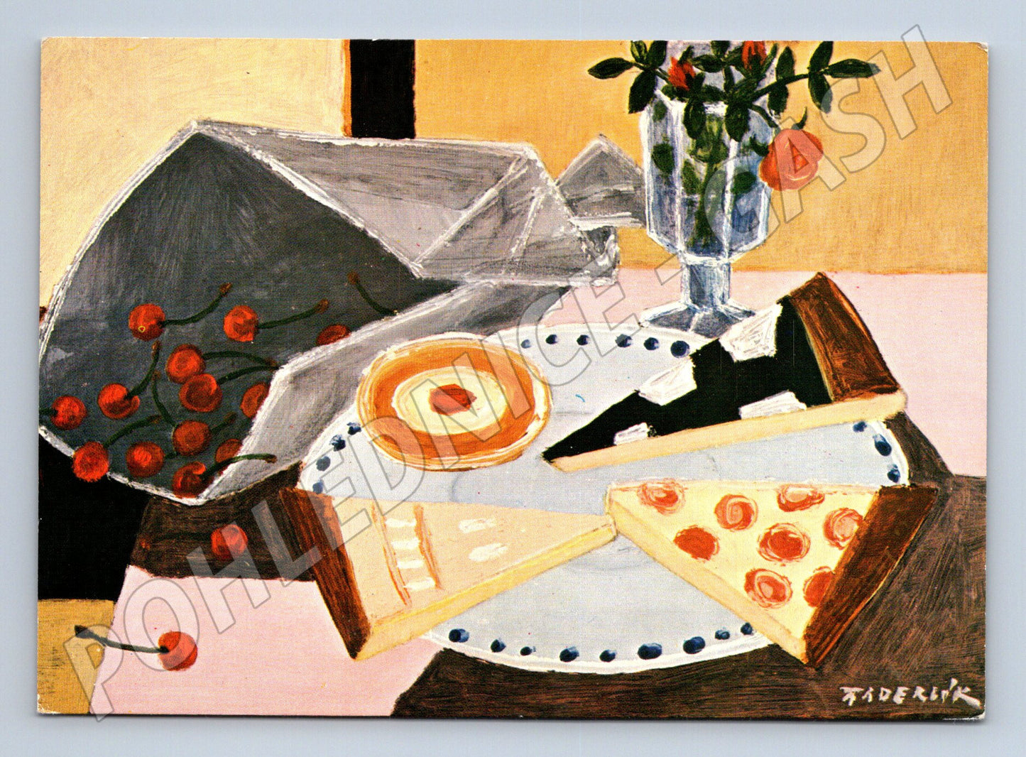 Pohlednice Arnošt Paderlík Zátiší 1978 (P3951)