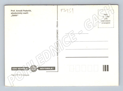 Pohlednice Arnošt Paderlík Zátiší 1978 (P3951)