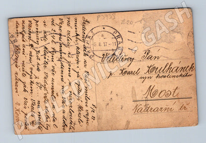 Pohlednice Otázka osudu vykládání karet 1917 (P3955)