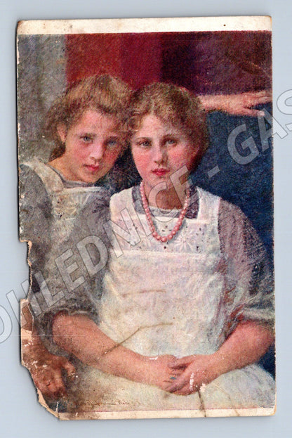 Pohlednice Portrét dvou žen 1940 (P3958)
