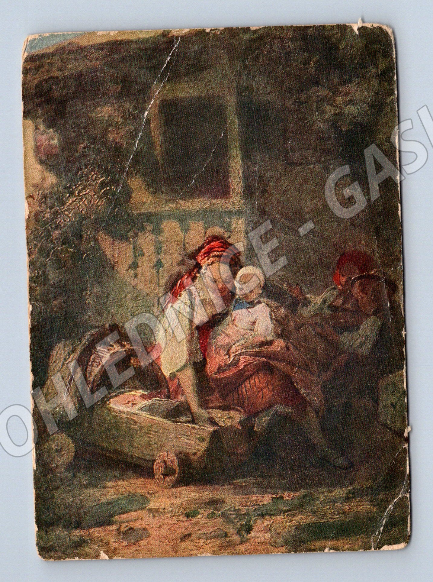 Pohlednice Umělecká figurální motiv (P3975)
