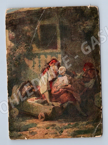 Pohlednice Umělecká figurální motiv (P3975)