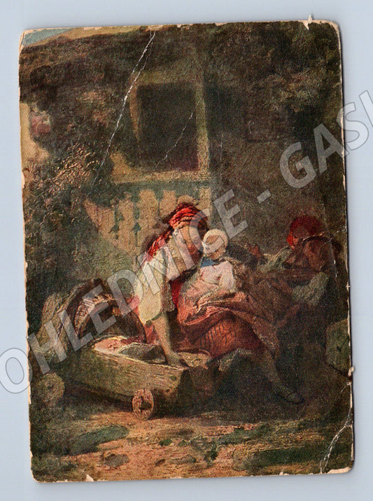Pohlednice Umělecká figurální motiv (P3975)