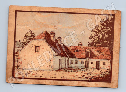 Pohlednice Rodný domek T. G. Masaryka dle linorytu 1938 (P3985)