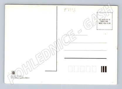 Pohlednice Na racích kresba M. Aleš 1968 (P3998)