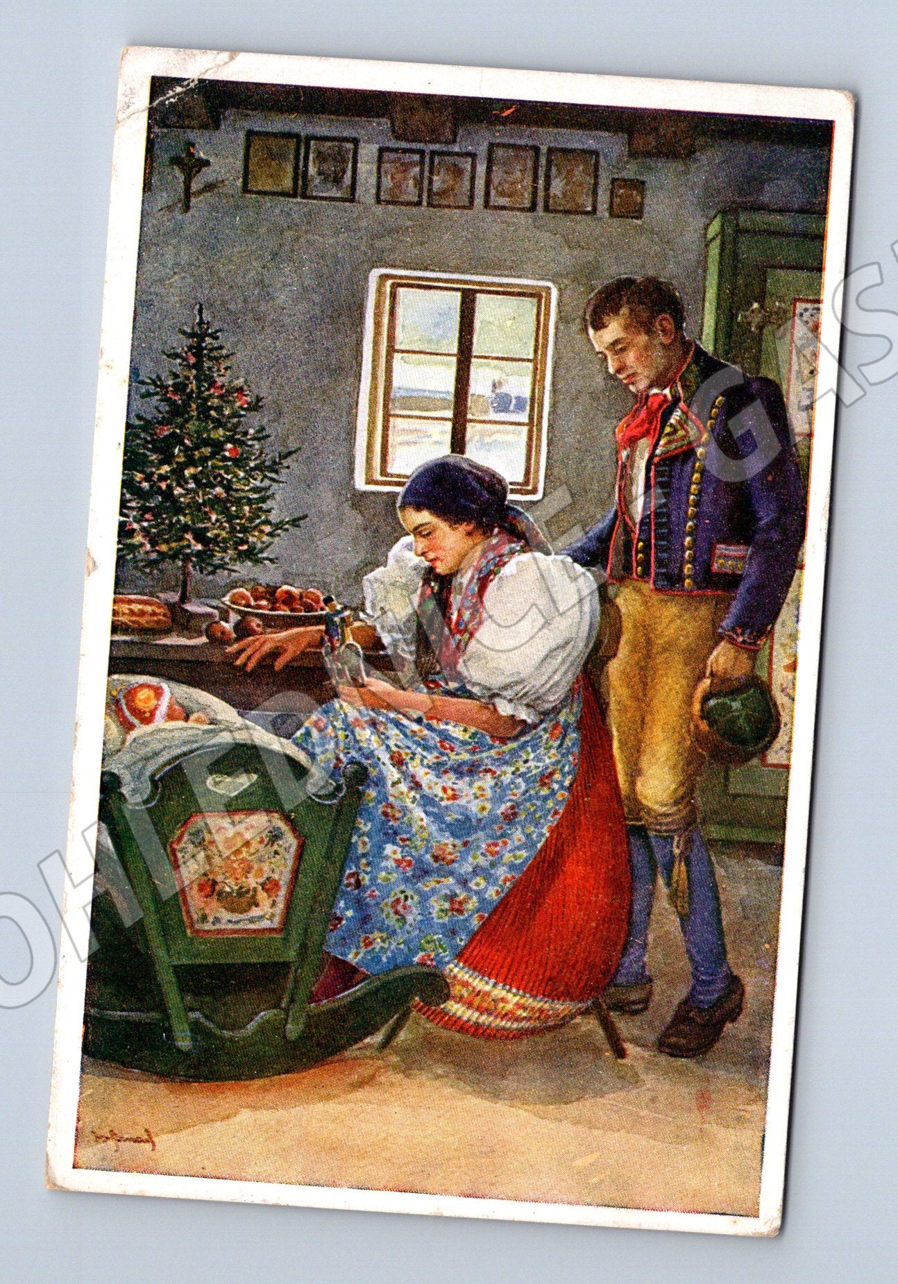 Pohlednice Chodsko krojovaní lidé 1941 (P4005)