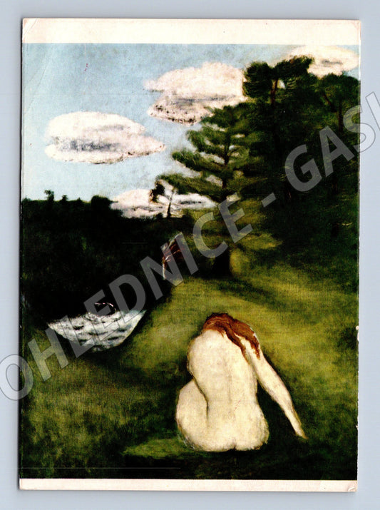 Pohlednice Josef Šíma ZOUFALSTVÍ ORFEOVO 1942 (P4007)