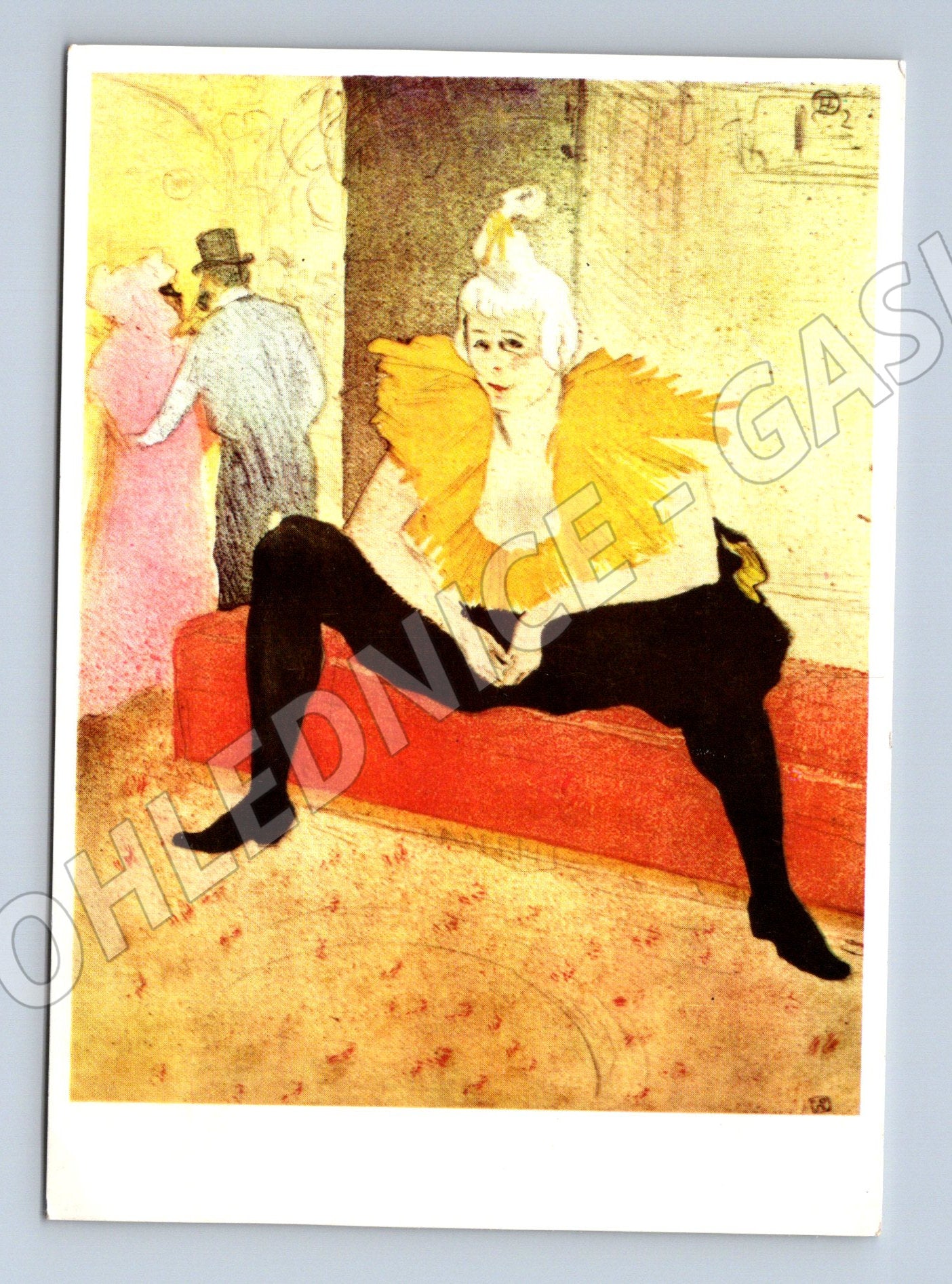Pohlednice Německo Henri de Toulouse-Lautrec Klaun 1997 (P4016)