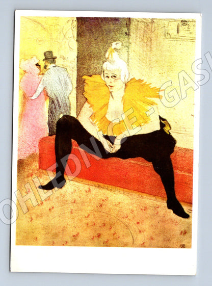 Pohlednice Německo Henri de Toulouse-Lautrec Klaun 1997 (P4016)