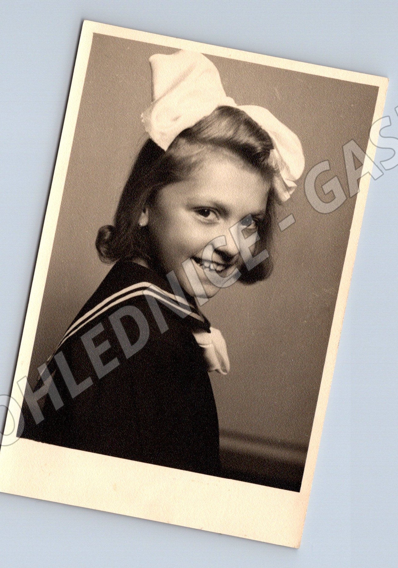 Stará fotografie Místek dítě v námořnickém obleku (P4049)