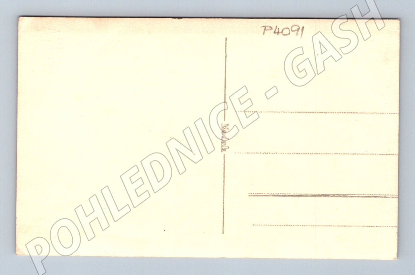 Pohlednice Portrét mladého páru s květinami (P4091)