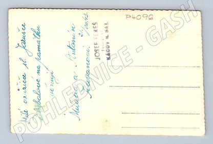 Pohlednice Kácov n. Sázavou svatební pár 1943 (P4096)