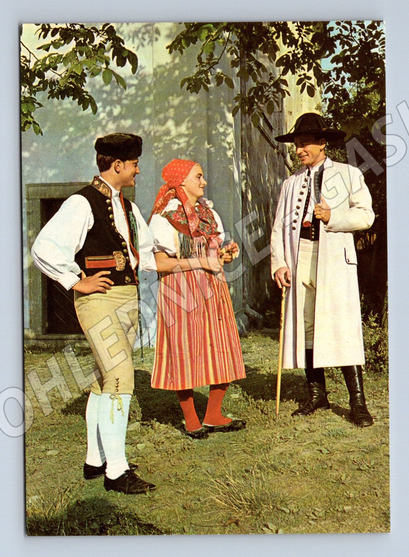Pohlednice Chodský kroj Postřekov (P4098)