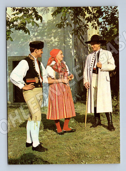 Pohlednice Chodský kroj Postřekov (P4098)