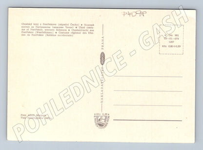 Pohlednice Chodský kroj Postřekov (P4098)