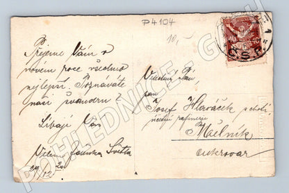 Pohlednice žena v kroji Osnova Prague (P4104)