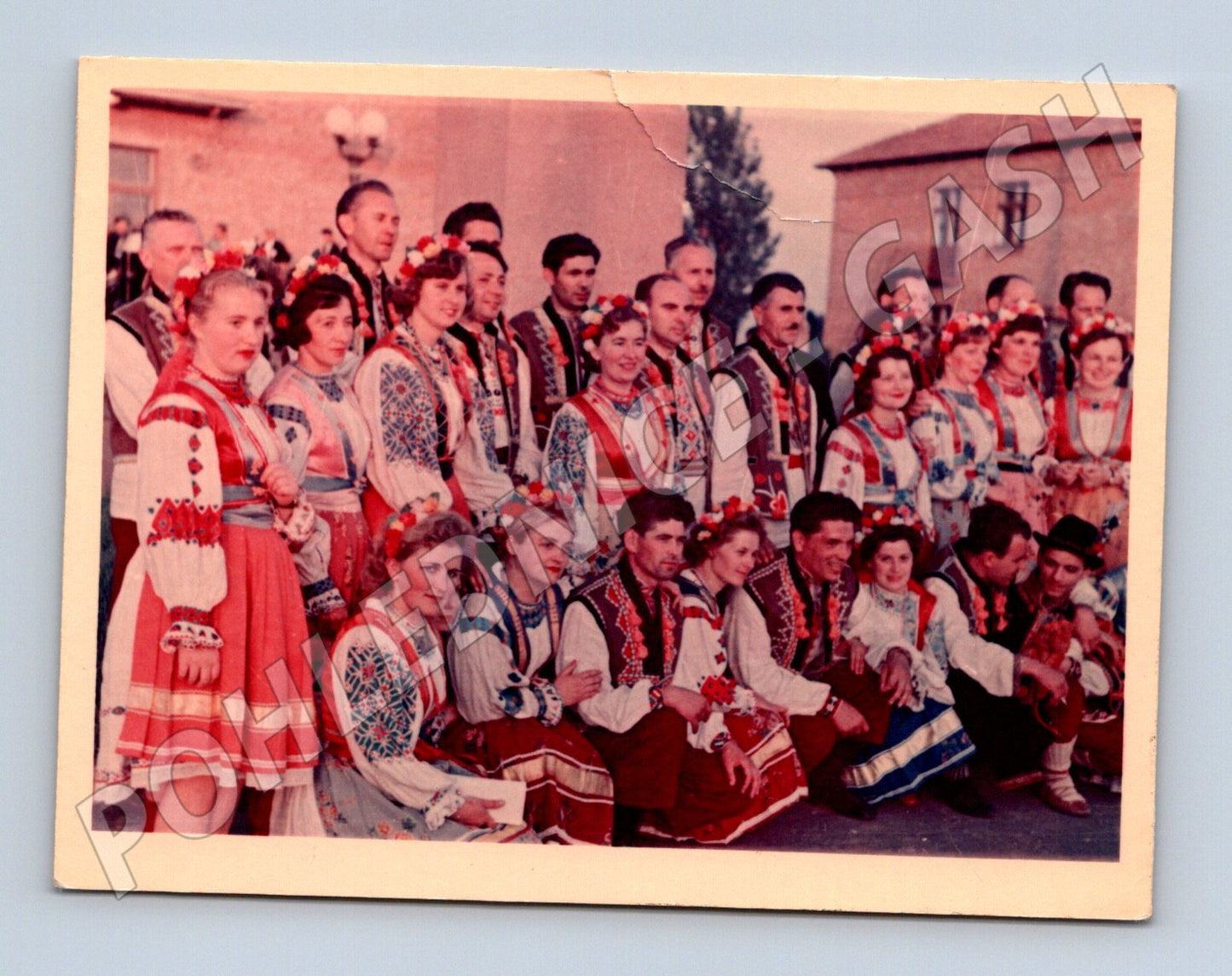 Stará fotografie Ksaverivka skupina v krojích 1965 (P4108)