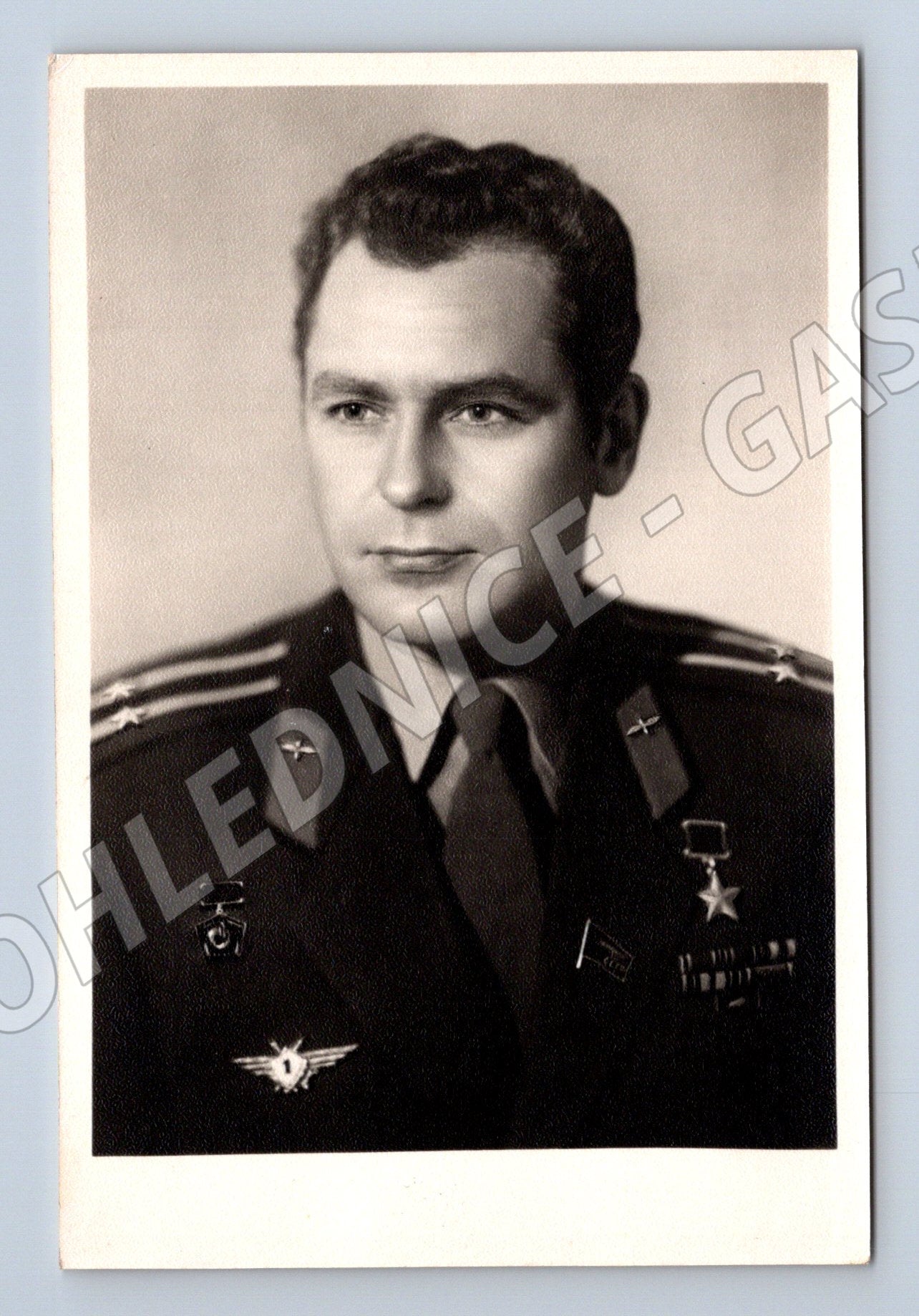 Pohlednice SSSR G. S. Titov, kosmonaut 1964 (P4118)