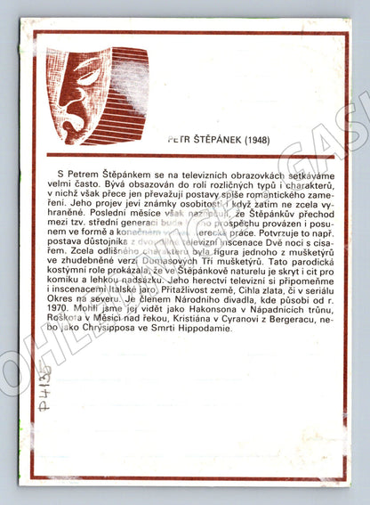 Pohlednice Petr Štěpánek herec (P4135)