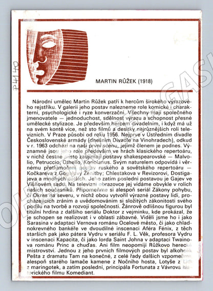 Pohlednice Martin Rožek herec (P4140)