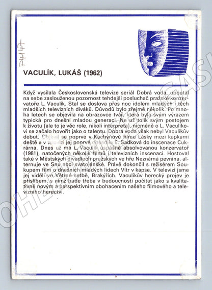 Pohlednice Lukáš Vaculík herec 80. léta (P4147)