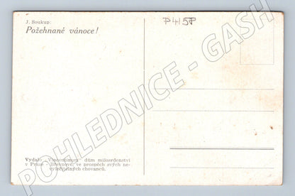 Pohlednice Vánoční zimní motiv (P4158)