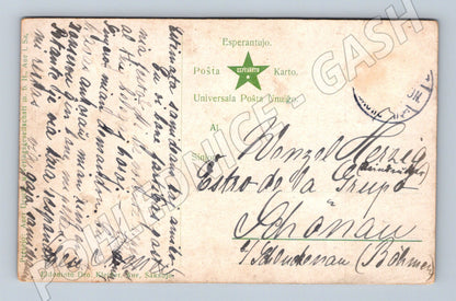 Pohlednice Zeppelin Esperanto Zamenhof (P4167)