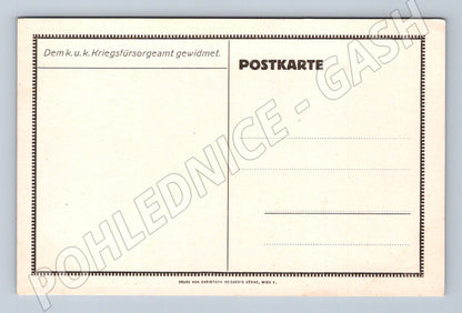 Pohlednice Rakousko arcivévoda Evžen 1. sv. válka (P4178)